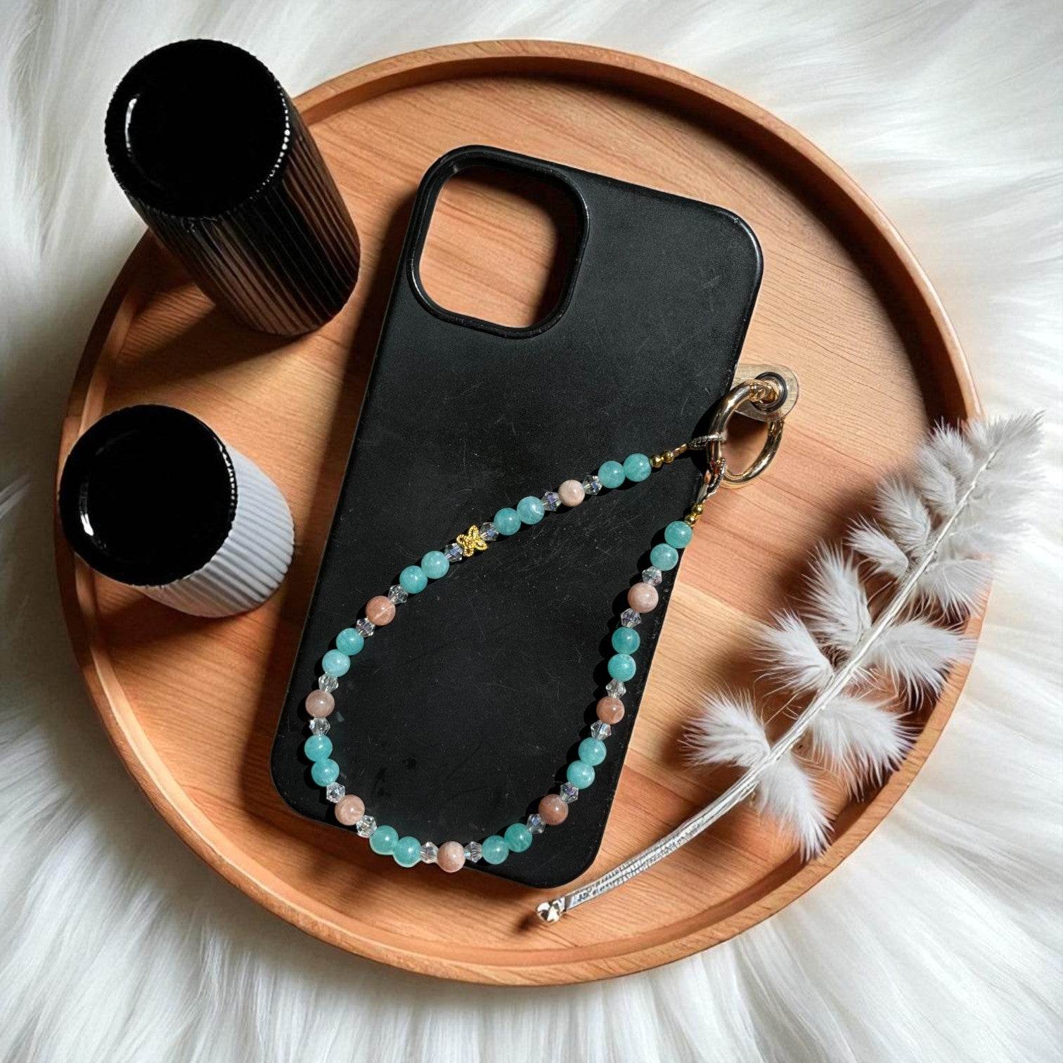 Amazonite - Pierre de lune Nira - BD PIERRES NATURELLES